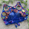 Navratari Special Real Mirror With Real Kaudi Blouse Wholesale Price In Surat
